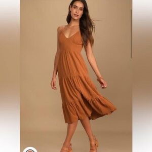 Lulus Cami Midi Dress